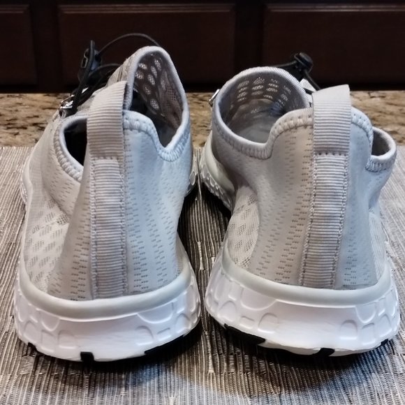 Moerdeng Lightweight Water Shoes Light Grey Quick Dry Size 12 - Picture 5 of 12